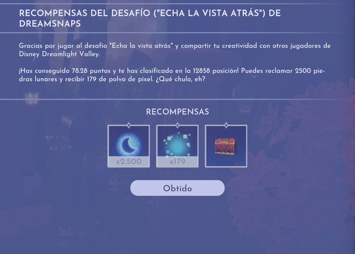 Resultado do desafio Olhando para trás: nota 78,28, posição 12858